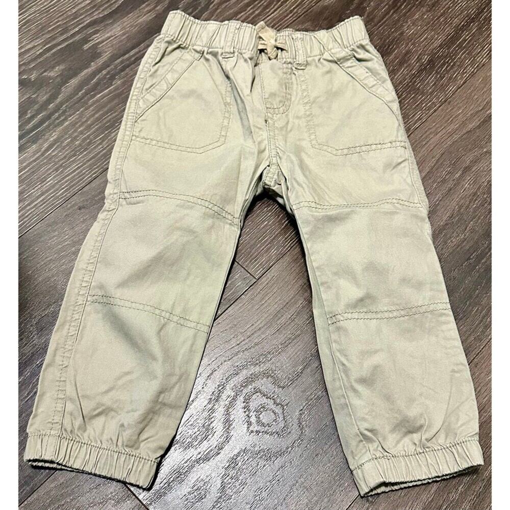 Circo Khaki Pull-On Pants Size 2T Jogger Style (862)